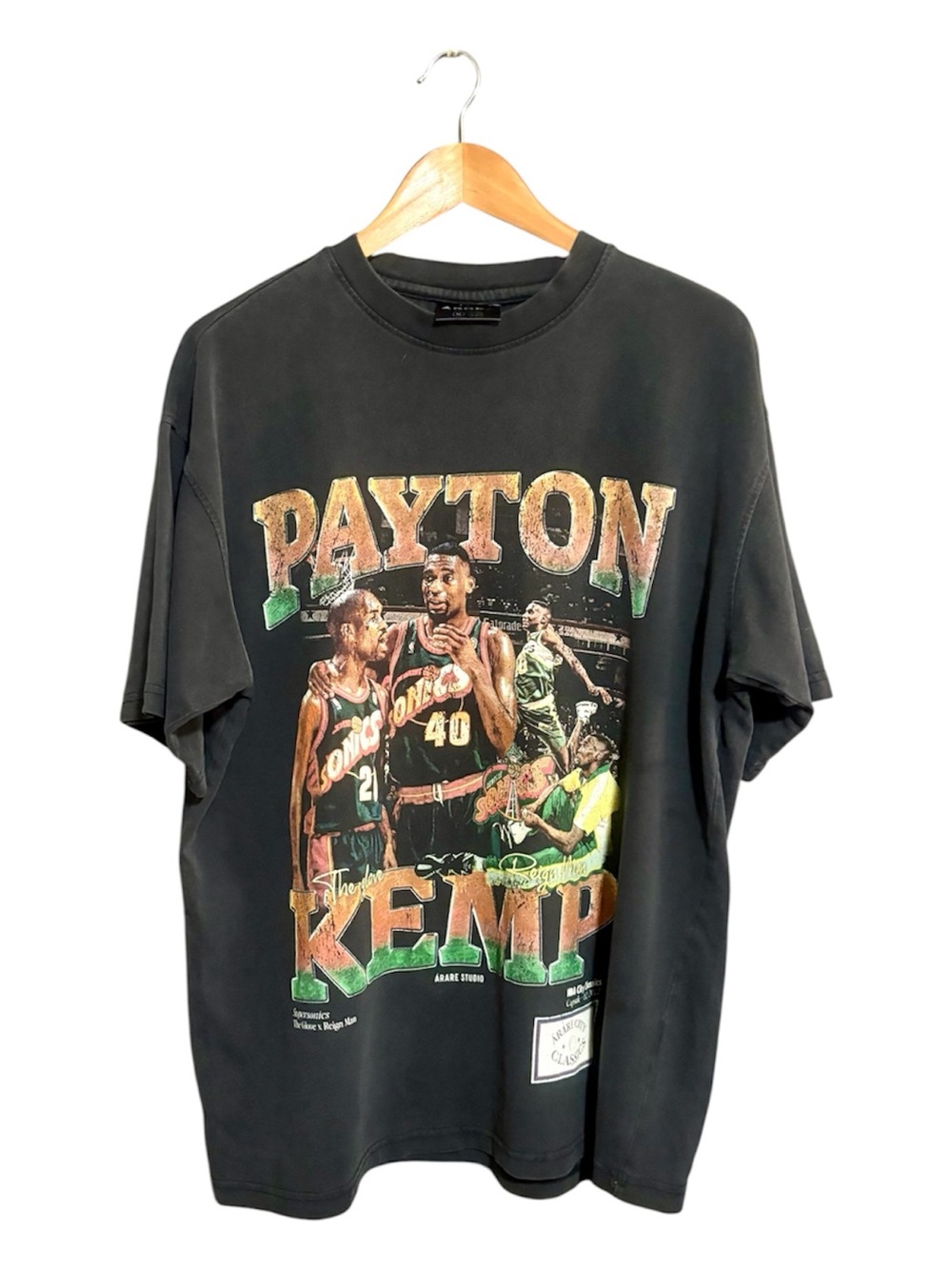 ARARE Payton Kemp Black Graphic Tee